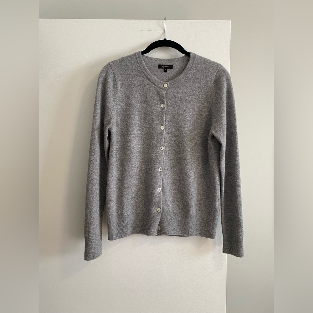 Quince Mongolian Cashmere Cardigan Sweater